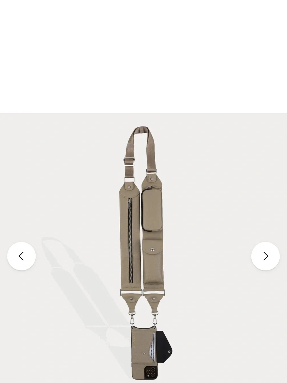 Bandolier crossbody phone